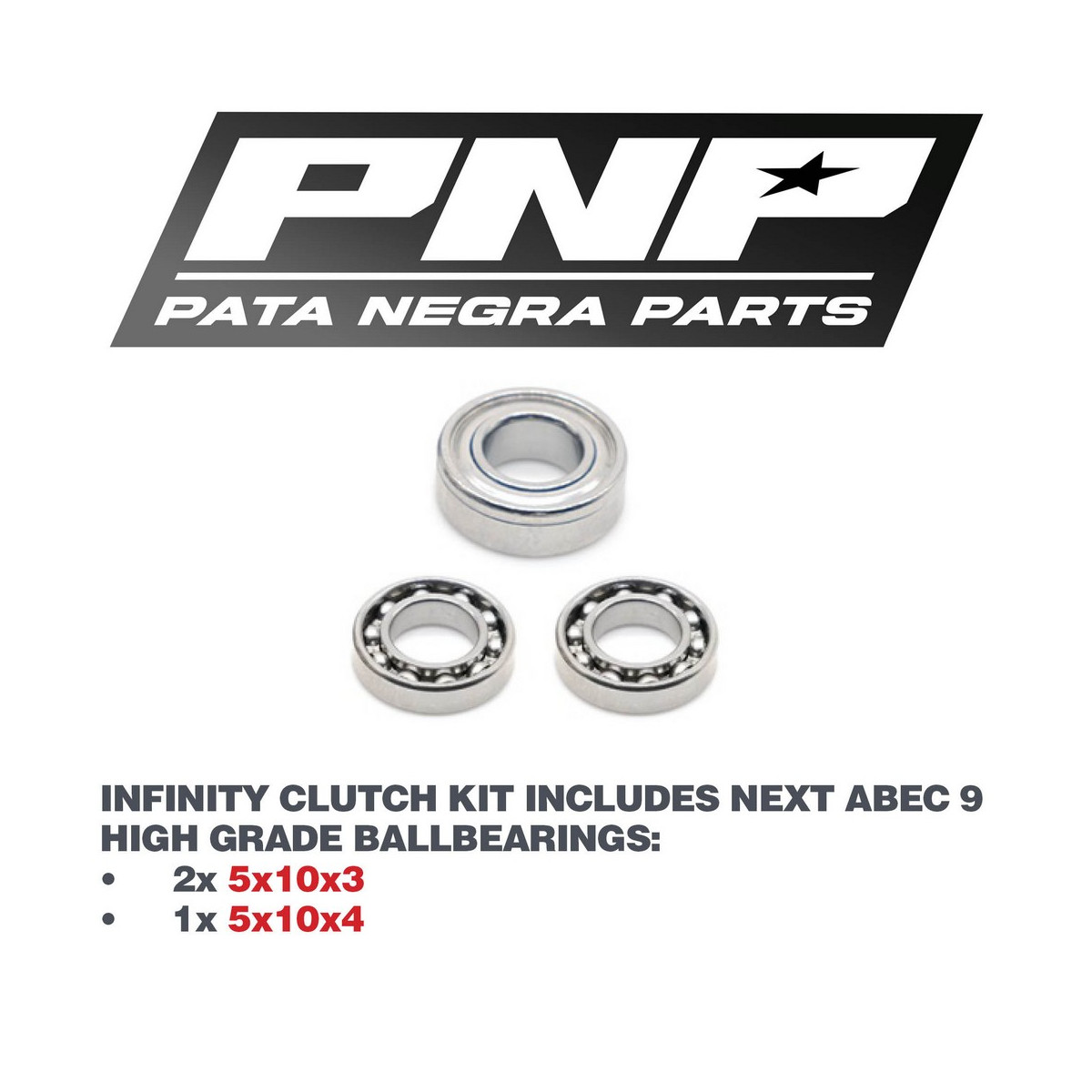 PNP ABEC 9 INFINITY IF18 & CAPRICORN 804 CLUTCH...