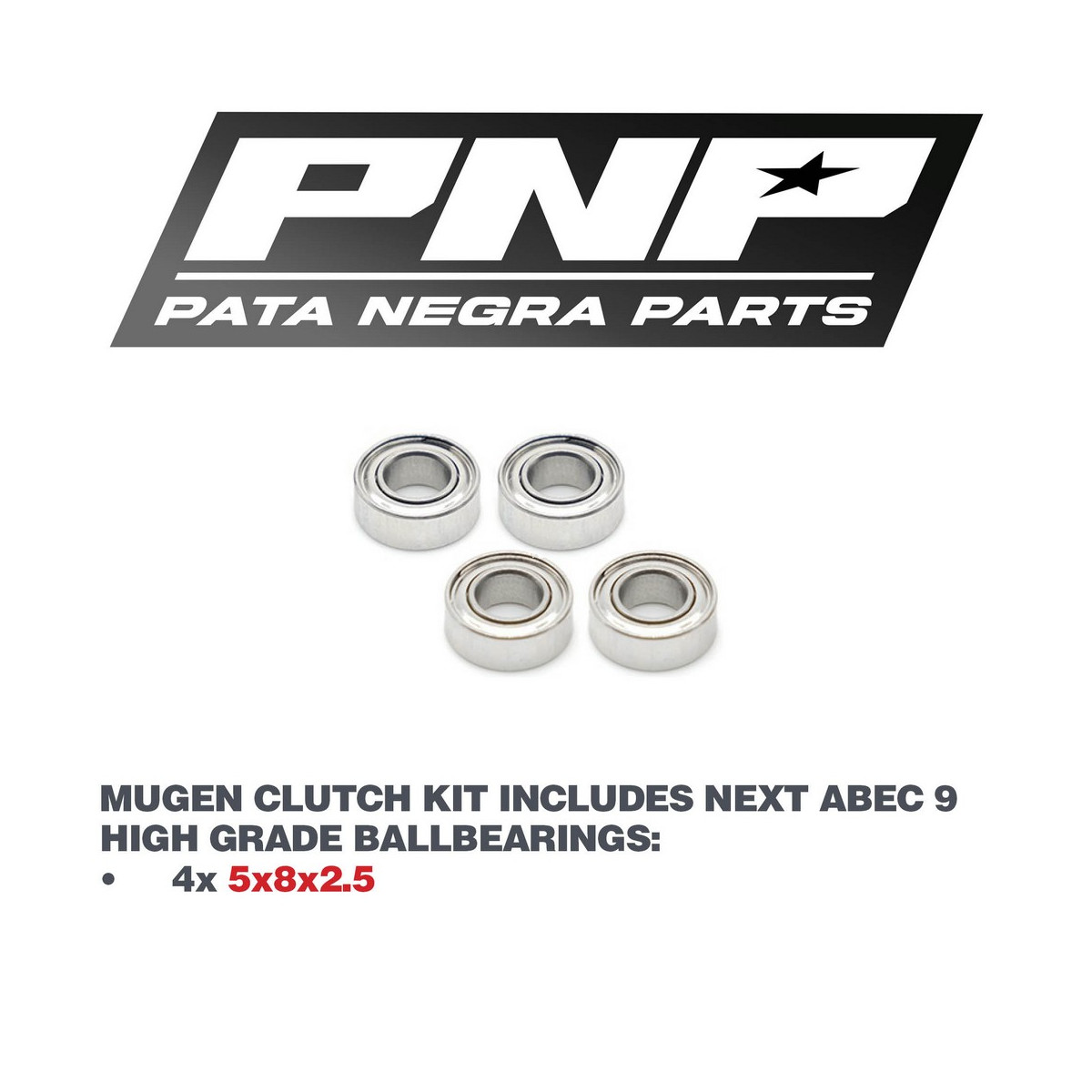 PNP ABEC 9 MUGEN MRX6X CLUTCH BEARINGS  PNP-2202