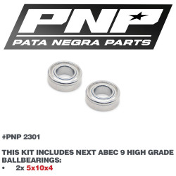 PNP ABEC 9 Ballbaearings 2X 5x10x4  PNP-2301