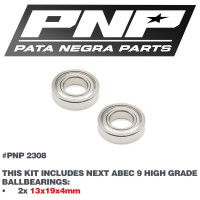 PNP ABEC 9 Ballbaearings 2X 13x19x4mm PNP-2308