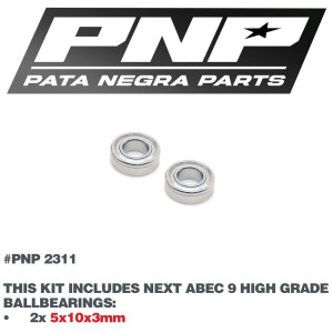 PNP ABEC 9 Ballbaearings 2X 5x10x3mm PNP-2311