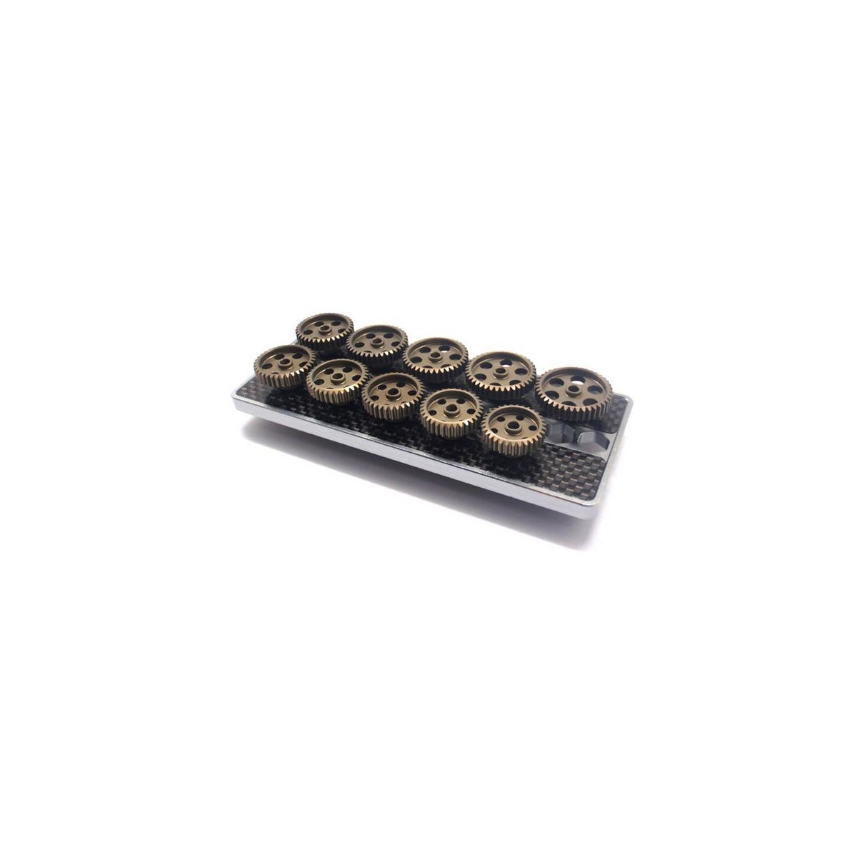 Arrowmax Set Of 10 Alu Pinions 48DP With Caddy 31T ~ 40T...