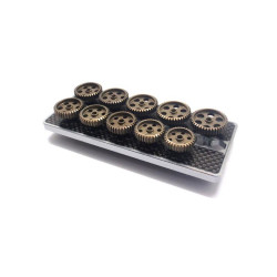 Set Of 10 Alu Pinions 48DP With Caddy 31T ~ 40T