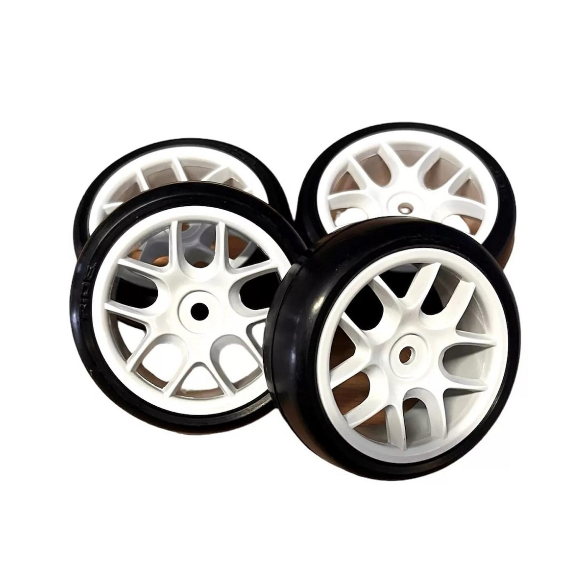 Ride 36086 24mm Street Compound TR09 Slick Belted Tires...