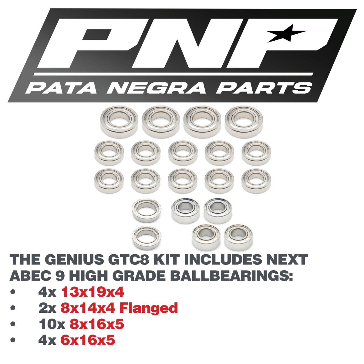 PNP ABEC 9 Transmission Kit Genius GTC8 PNP-2118