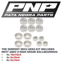 PNP ABEC 9 Transmission Kit Serpent SRX2 GEN3 TEAM PNP-2120