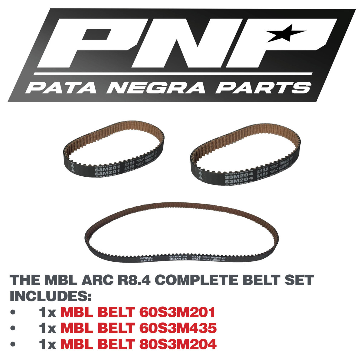 PNP MBL ARC R8.4 Complete Set PNP-3109