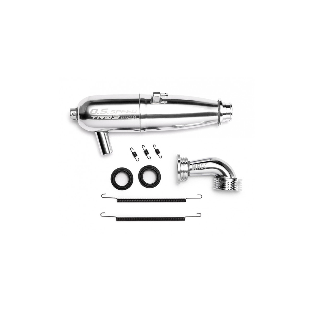 Tuned Silencer Complete Set TR03 EFRA2196 1/8 On-road