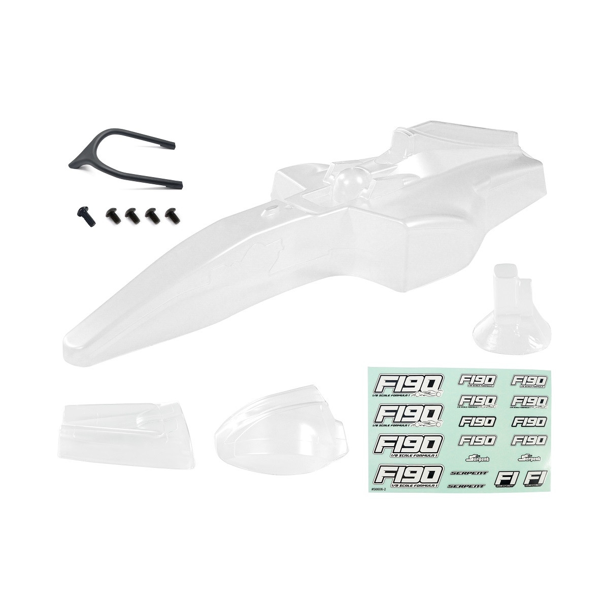 Serpent Bodyshell clear F190 (SER302050) SER-302050