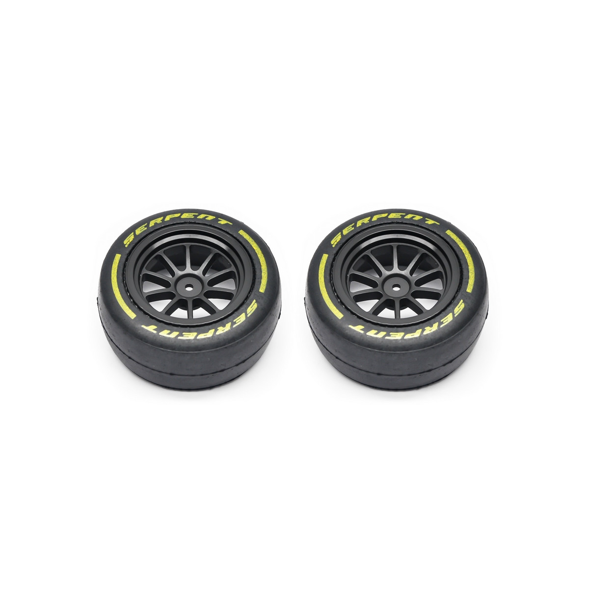 Serpent Wheel/tyre set fr M (2) F190 (SER302059) SER-302059