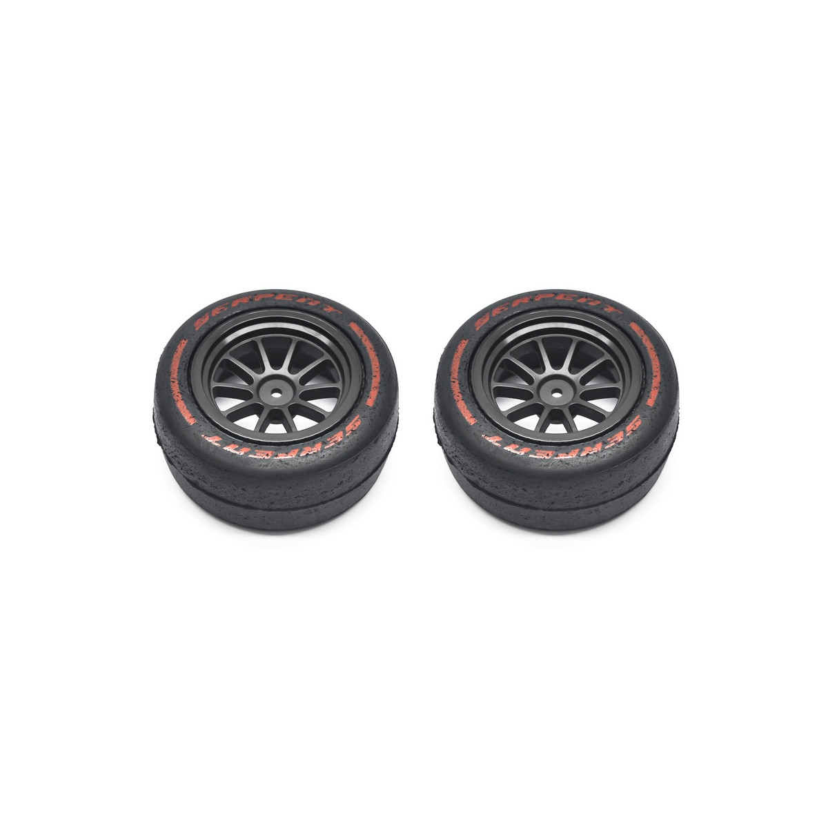 Serpent Wheel/tyre set fr S (2) F190 (SER302061) SER-302061