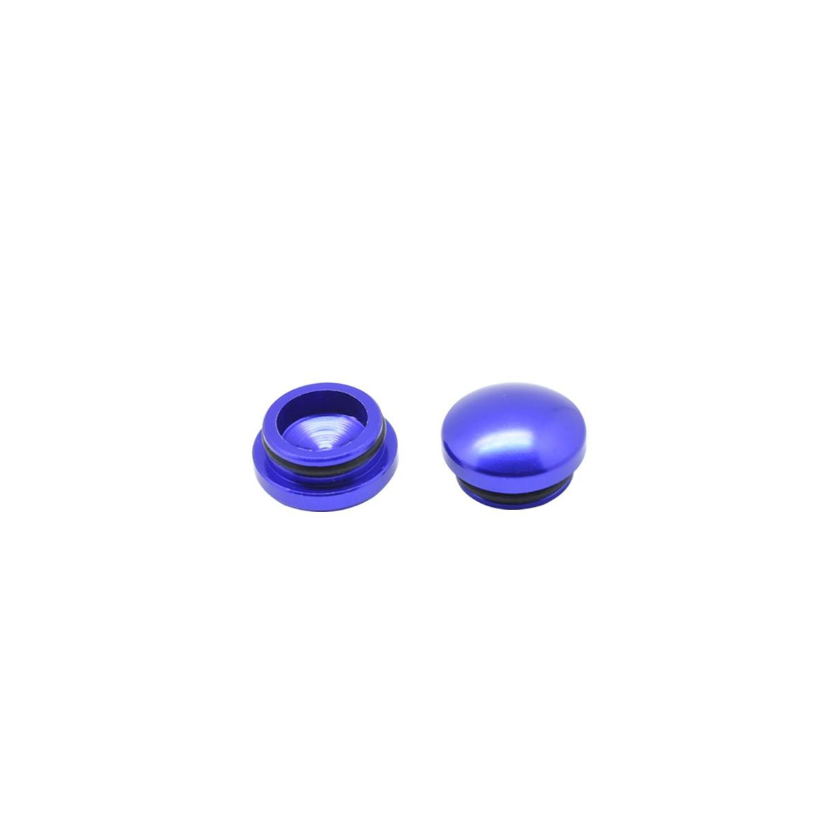 18MM Aluminum End Cap - Purple (2)