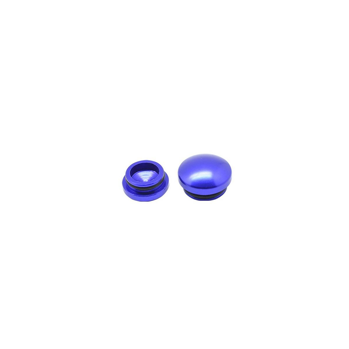 18MM & 22MM Aluminum End Cap - Purple (2)