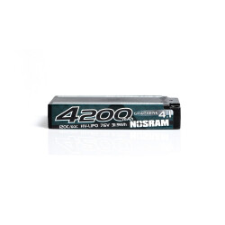 Nosram HV Hyper LCG Modified Shorty Graphene-4.1 4200mAh Hardcase - 7.6V LiPo - 120C/60C 999753