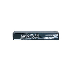 Nosram HV Ultra LCG Stock Spec GRAPHENE-4.1 5100mAh Hardcase - 7.6V LiPo - 135C/65C 999746