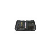 AM Toolset For 1/10 Offroad (12Pcs) With Tools Bag Black Golden