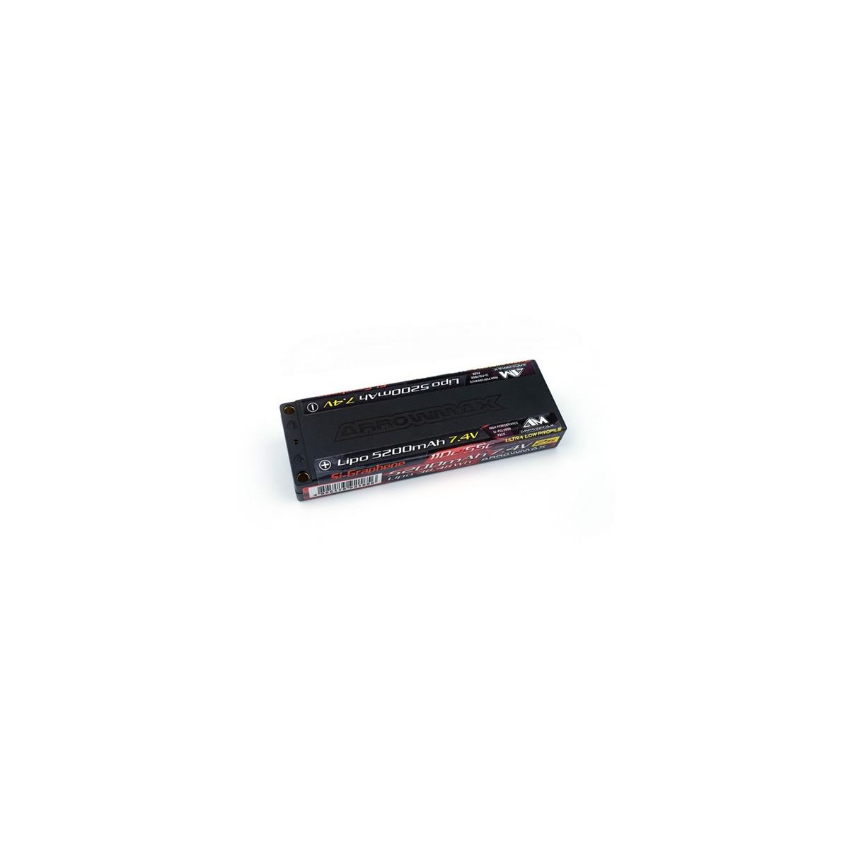 Arrowmax AM Lipo 5200mAh 2S TC Ultra Low Profile - 7.4V...