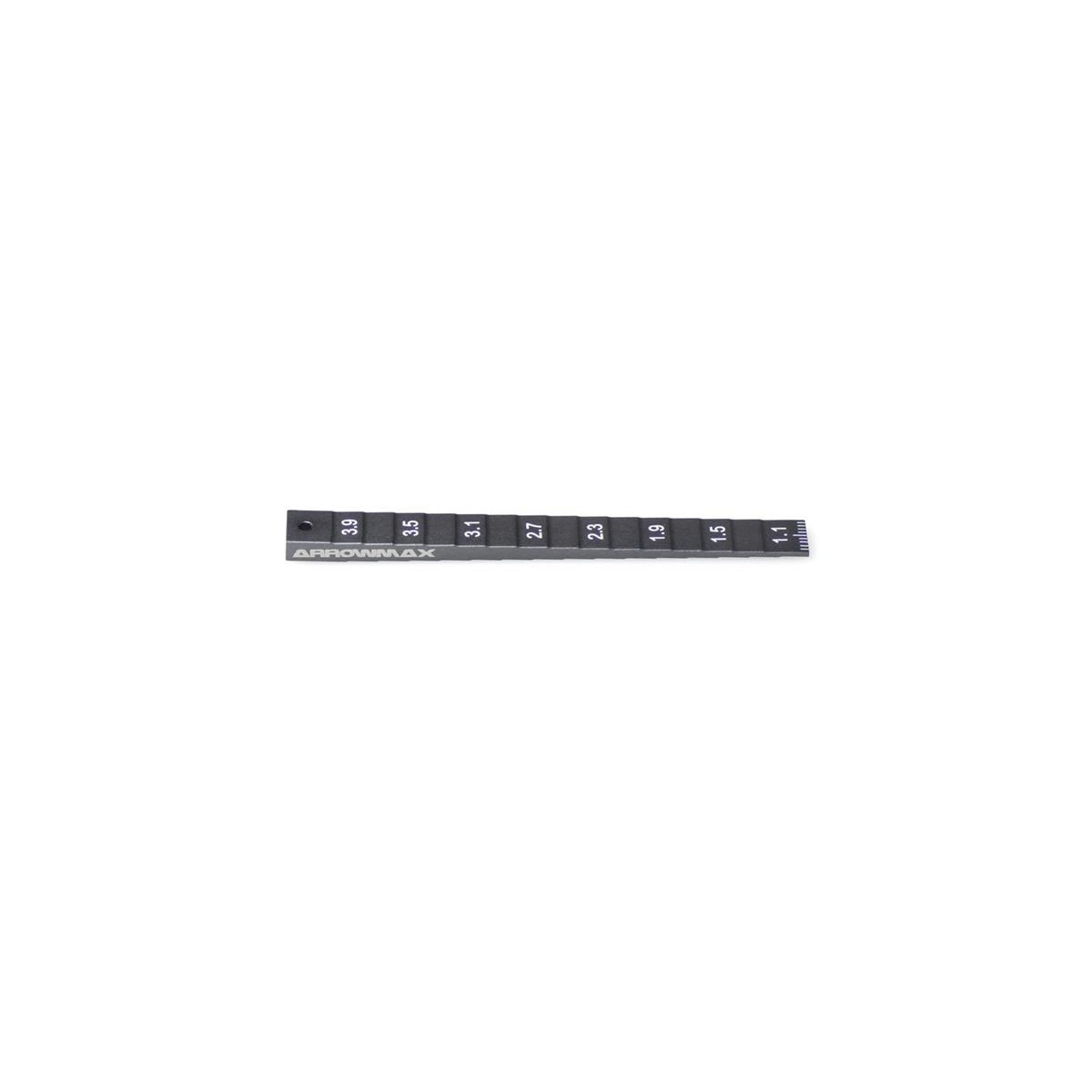 Setting Gauge 1-4MM (0.1MM) For 1/32 Mini 4WD (Gray)