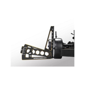 ArrowMax Ultra Camber Gaurge pour 1/10th Black Golden AM-171097