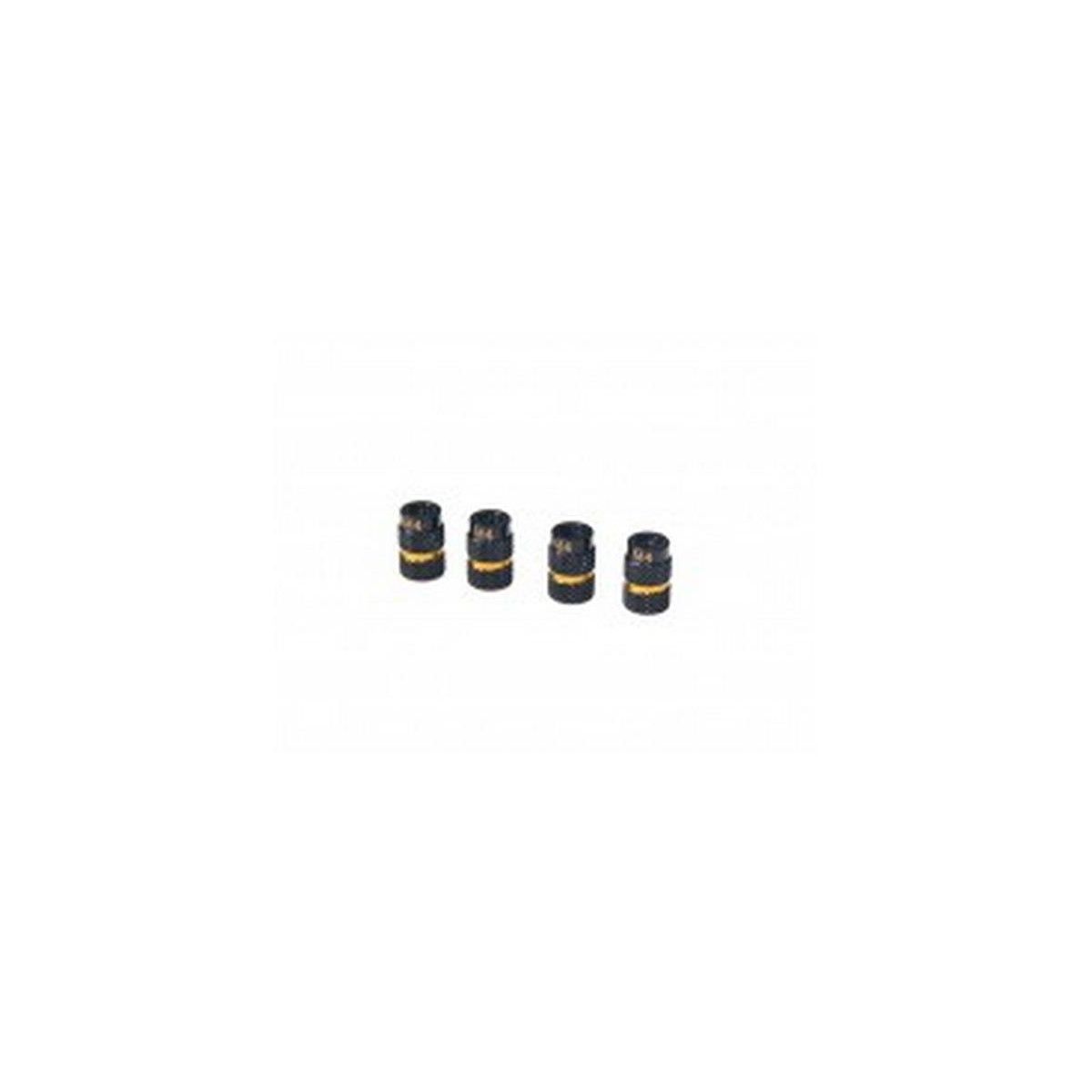 Arrowmax 4MM Alu Nut For 1/10 Set-Up System Black Golden...